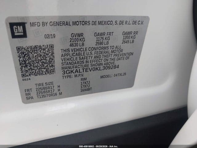 2019 GMC TERRAIN SLE 9