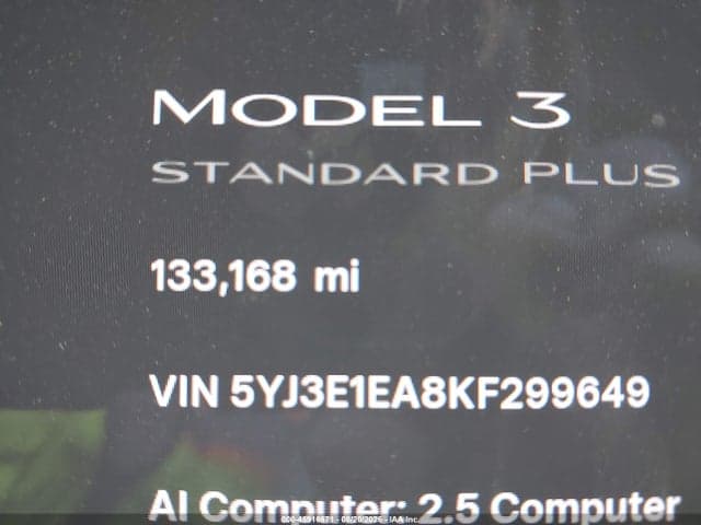 2019 TESLA MODEL 3 LONG RANGE/MID RANGE/STANDARD RANGE/STANDARD RANGE PLUS 14