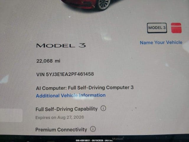 2023 TESLA MODEL 3 REAR-WHEEL DRIVE 7