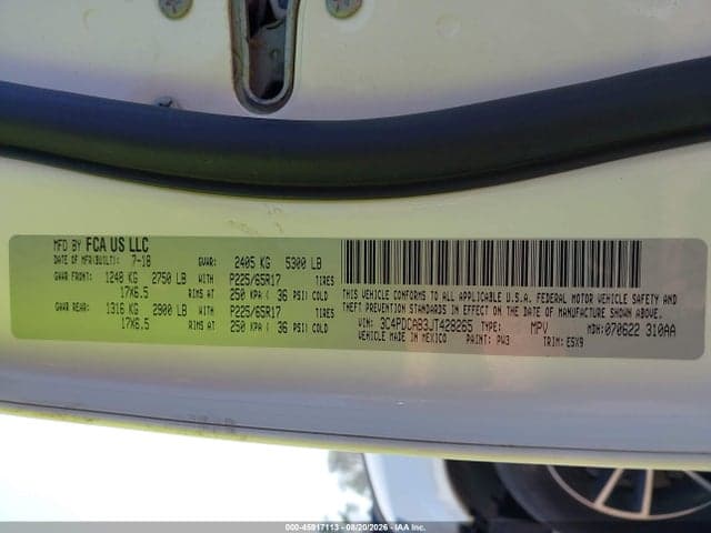 2018 DODGE JOURNEY SE 9