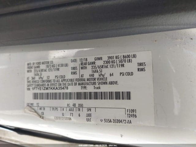 2019 FORD TRANSIT-150 9