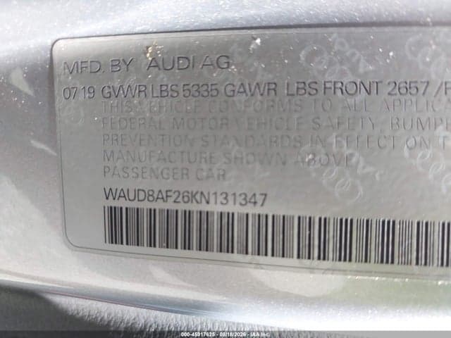2019 AUDI A6 45 PREMIUM 9