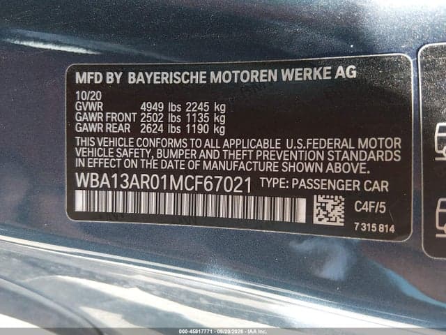 2021 BMW M440I XDRIVE 9