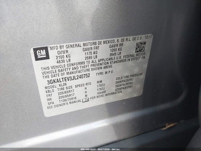 2018 GMC TERRAIN SLE 9