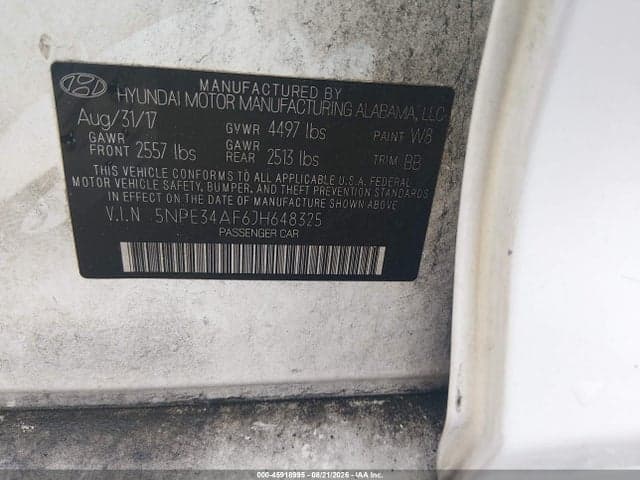 2018 HYUNDAI SONATA SEL 9