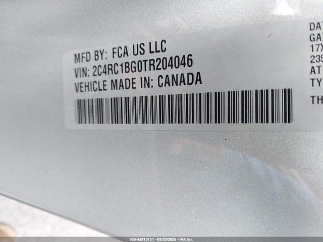 2026 CHRYSLER PACIFICA SELECT 9