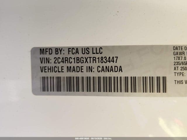 2026 CHRYSLER PACIFICA SELECT 9