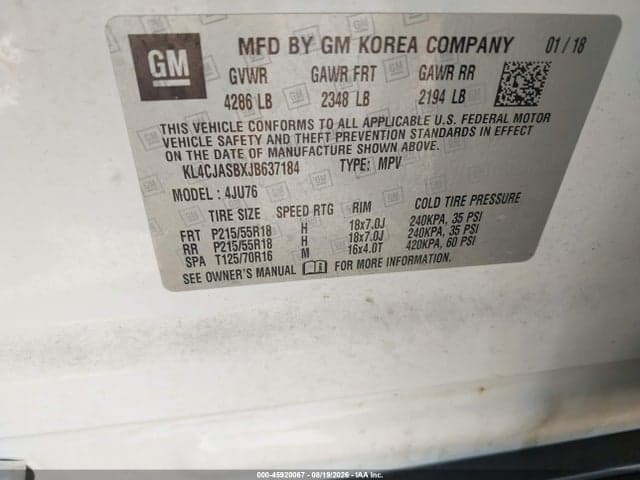2018 BUICK ENCORE PREFERRED 9