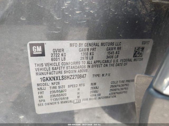 2017 GMC ACADIA DENALI 9