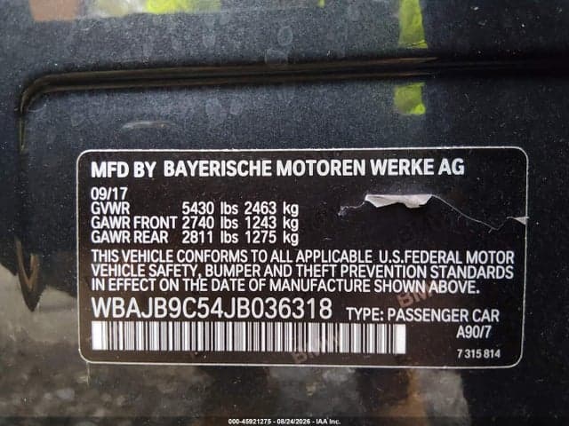 2018 BMW M550I XDRIVE 9