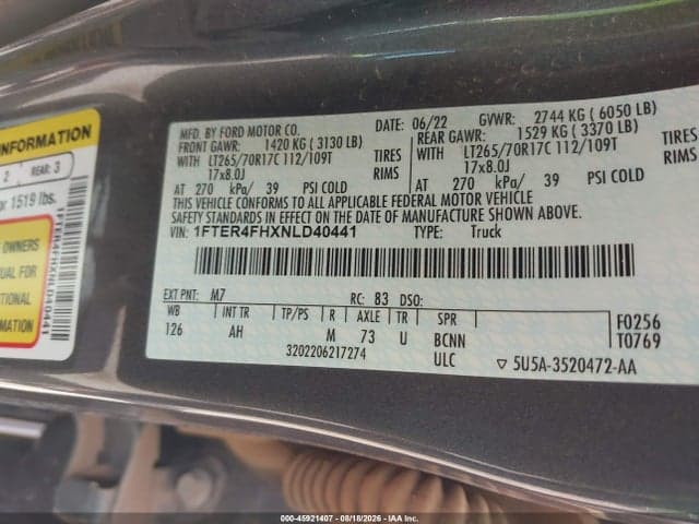 2022 FORD RANGER XLT 9