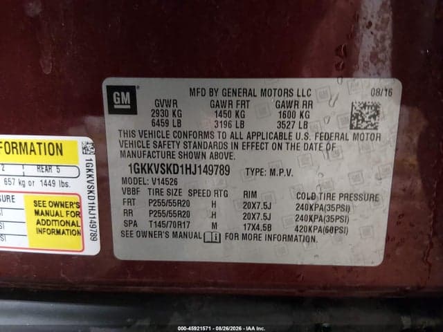 2017 GMC ACADIA LIMITED 9