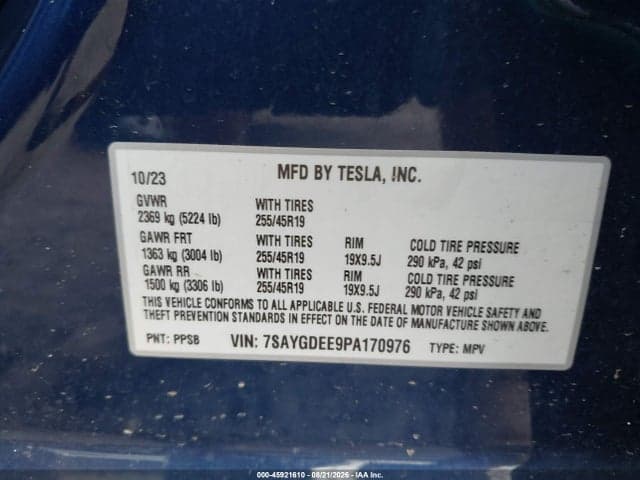 2023 TESLA MODEL Y 9