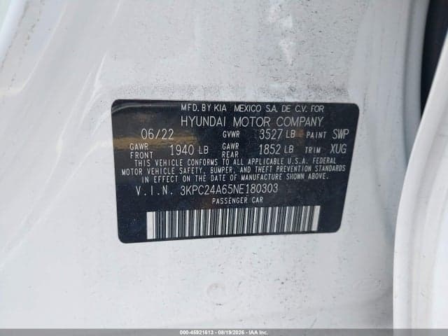 2022 HYUNDAI ACCENT SE 9