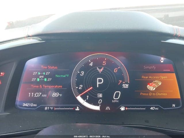 2021 CHEVROLET CORVETTE STINGRAY RWD 1LT 7