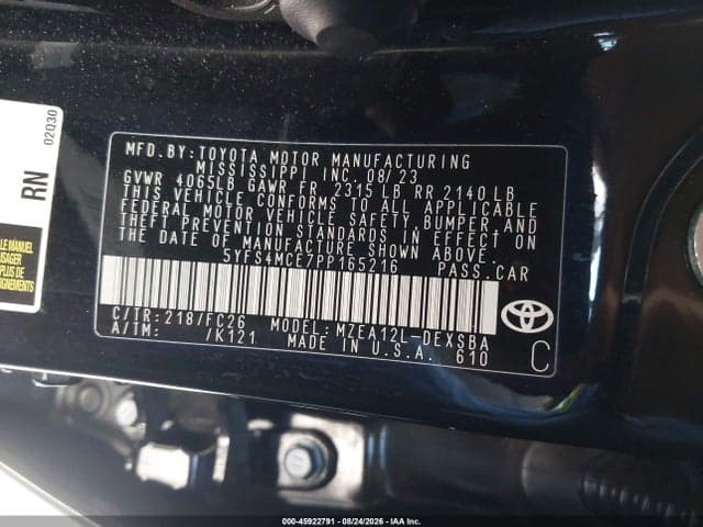 2023 TOYOTA COROLLA SE 9