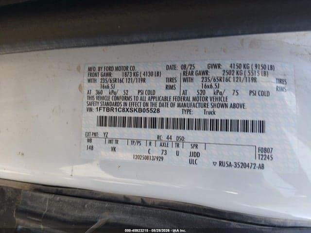 2025 FORD TRANSIT-250 9