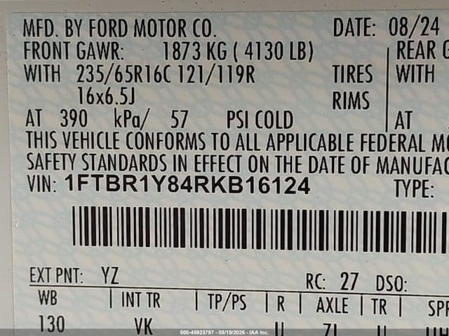 2024 FORD TRANSIT-250 9