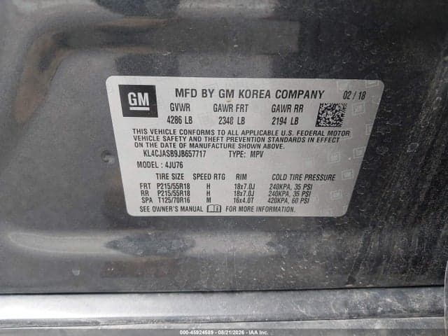 2018 BUICK ENCORE PREFERRED 9