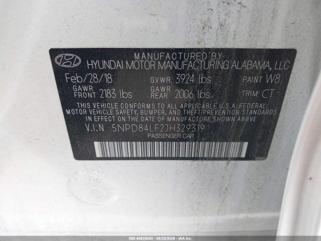 2018 HYUNDAI ELANTRA SEL 9