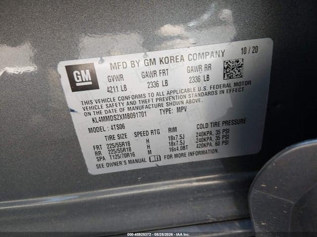 2021 BUICK ENCORE GX FWD SELECT 9