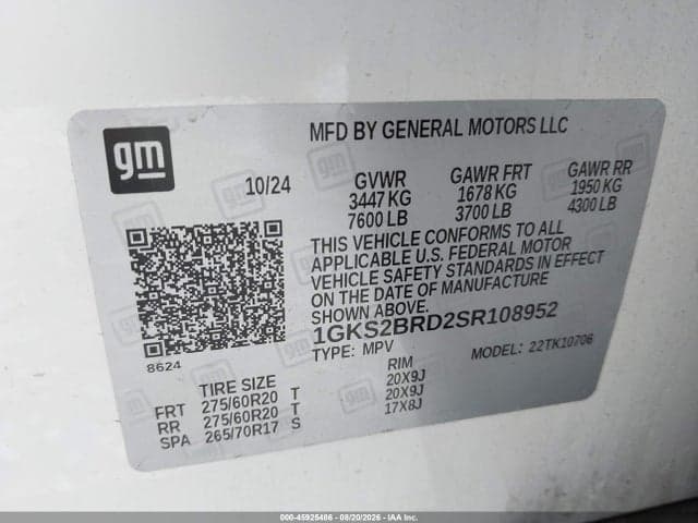 2025 GMC YUKON 4WD ELEVATION 9