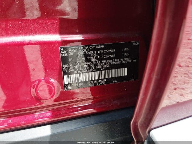 2021 TOYOTA VENZA XLE 9