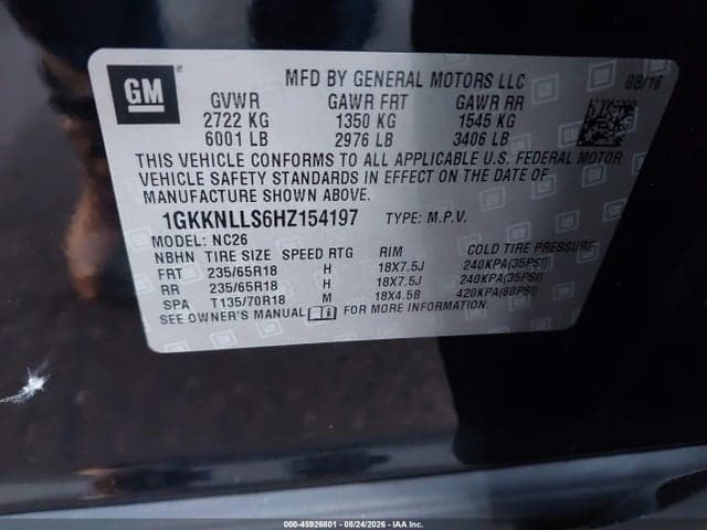 2017 GMC ACADIA SLE-2 9