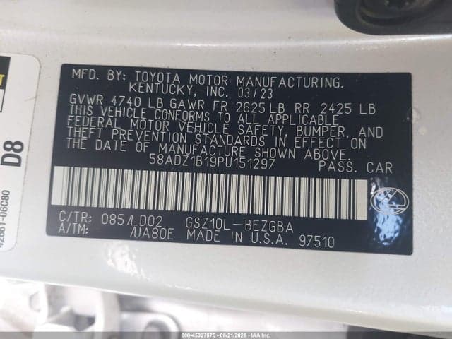 2023 LEXUS ES 350 9