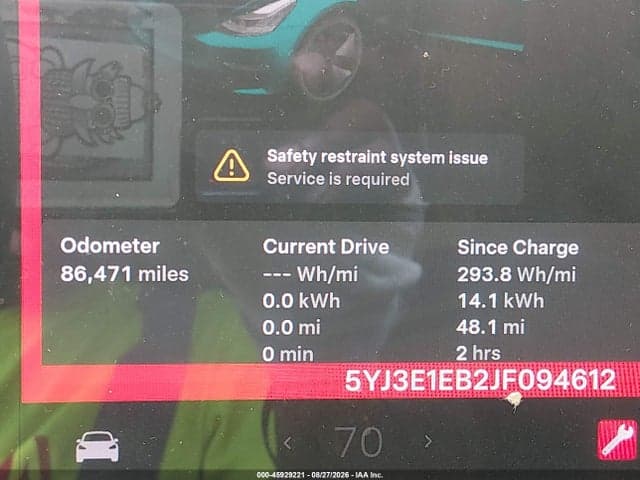 2018 TESLA MODEL 3 LONG RANGE/PERFORMANCE 3
