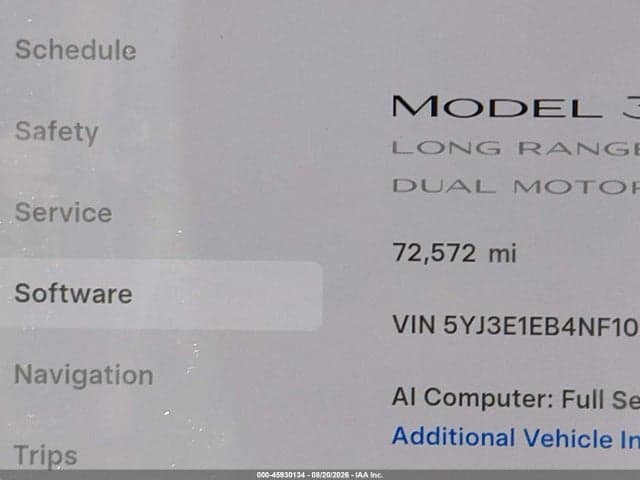 2022 TESLA MODEL 3 7