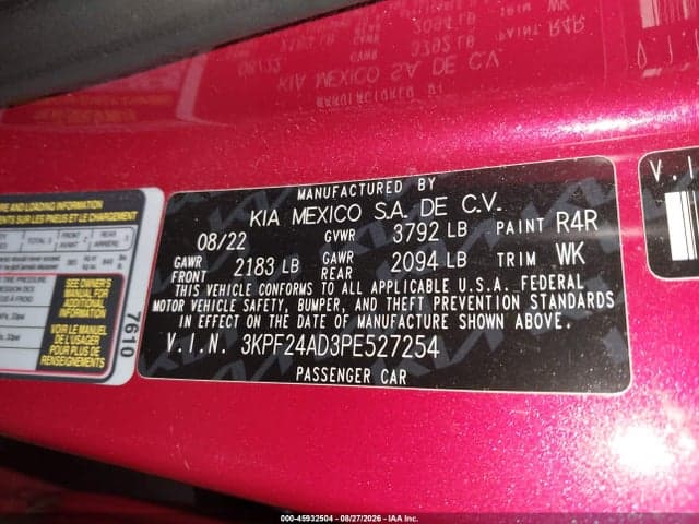 2023 KIA FORTE LXS 9