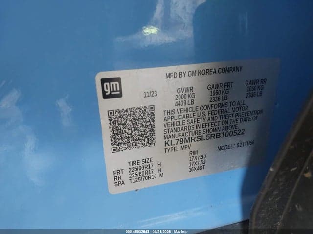 2024 CHEVROLET TRAILBLAZER AWD LT 9