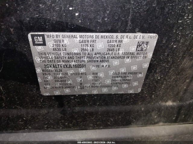 2018 GMC TERRAIN SLE 9