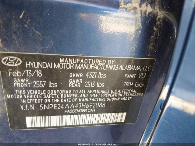2018 HYUNDAI SONATA ECO 9
