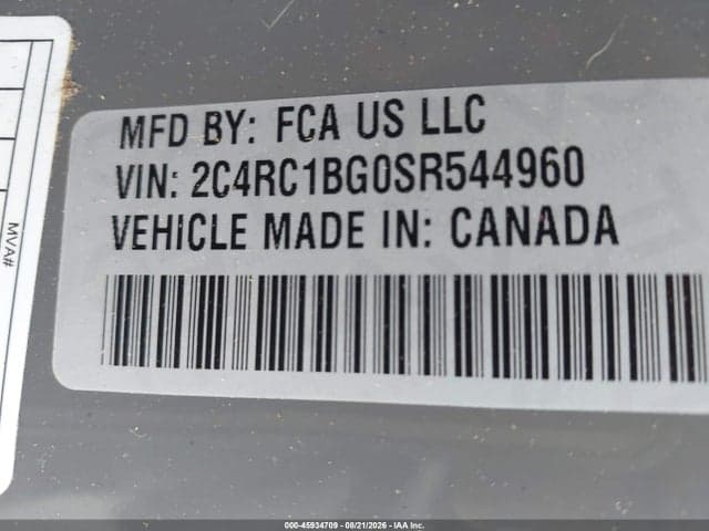 2025 CHRYSLER PACIFICA SELECT 9