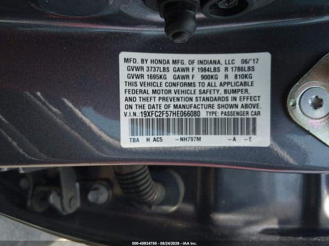 2017 HONDA CIVIC LX 9