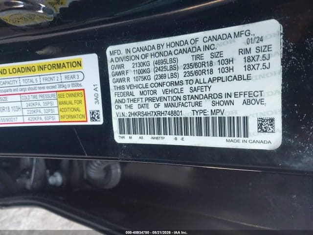 2024 HONDA CR-V EX-L AWD 9