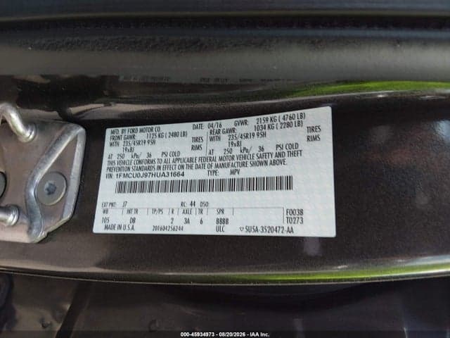 2017 FORD ESCAPE TITANIUM 9