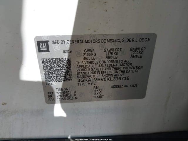 2019 GMC TERRAIN SLT 9