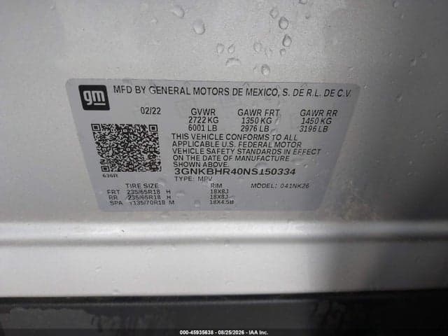 2022 CHEVROLET BLAZER AWD 2LT 9