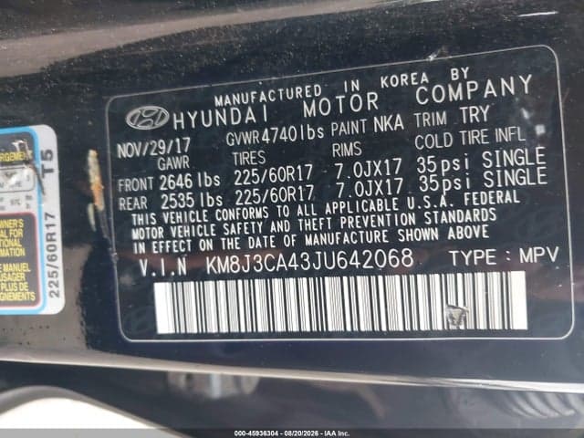 2018 HYUNDAI TUCSON SEL 9