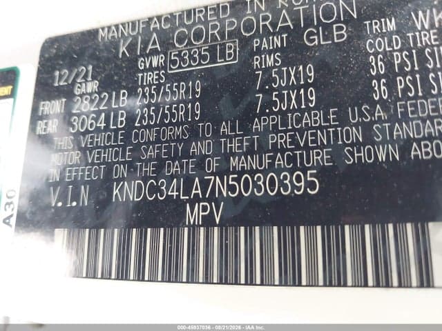 2022 KIA EV6 WIND 9