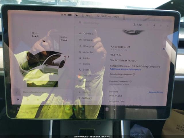 2019 TESLA MODEL 3 LONG RANGE/MID RANGE/STANDARD RANGE/STANDARD RANGE PLUS 7