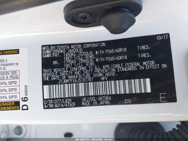 2018 LEXUS GX 460 9