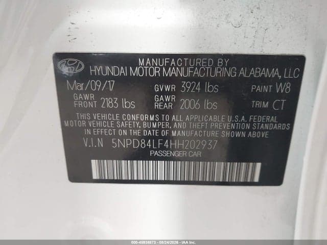 2017 HYUNDAI ELANTRA VALUE EDITION 9