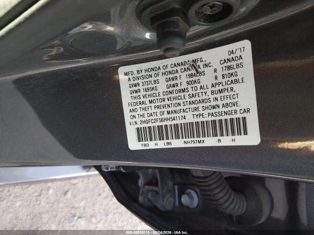 2017 HONDA CIVIC LX 9