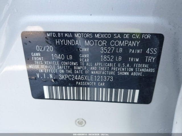 2020 HYUNDAI ACCENT SE 9