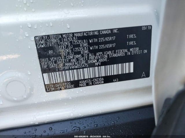 2019 TOYOTA RAV4 LE 9