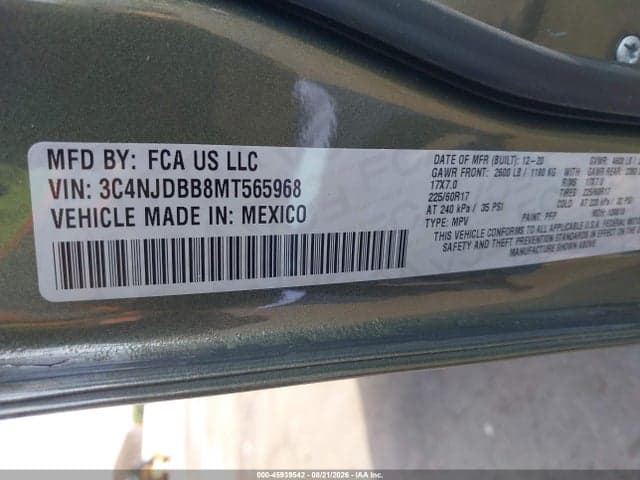 2021 JEEP COMPASS LATITUDE 4X4 9